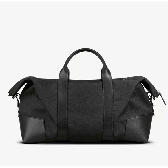 Shinola Detroit Large Black Nylon Carryall Duffle - Picture 2 of 8